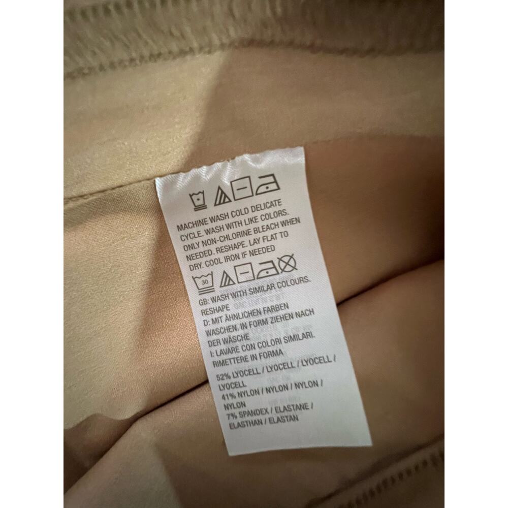 Isaac Mizrahi Live Regular 24/7 Stretch Knit Ankle Pant MEDIUM CAMEL NWOT SIZE L - Picture 6 of 6